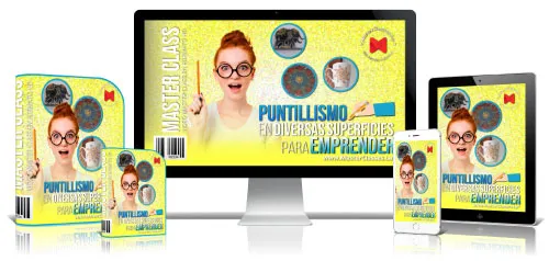 PUNTILLISMO EN DIVERSAS SUPERFICIES PARA EMPRENDER